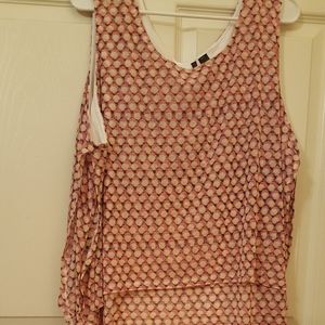 Long lined sleeveless tunic